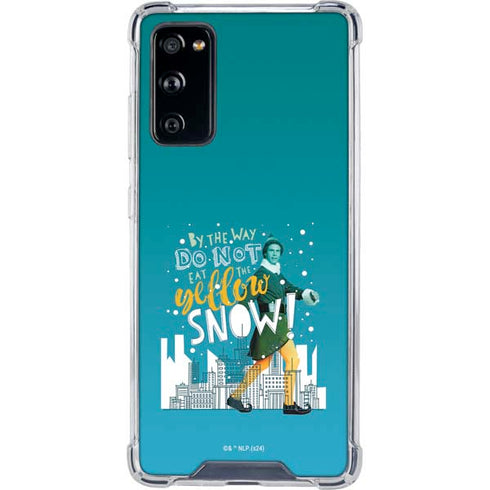 Elf Buddy Don’t Eat Yellow Snow Galaxy S20 FE Clear Case