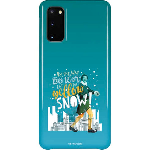 Elf Buddy Don’t Eat Yellow Snow Galaxy Cases