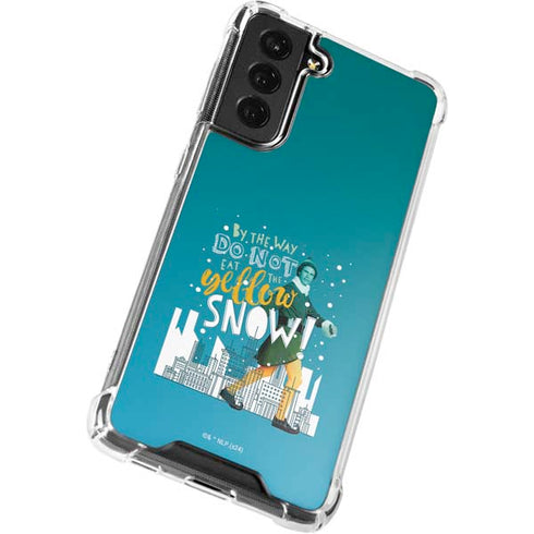 Elf Buddy Don’t Eat Yellow Snow Galaxy S21 FE Clear Case