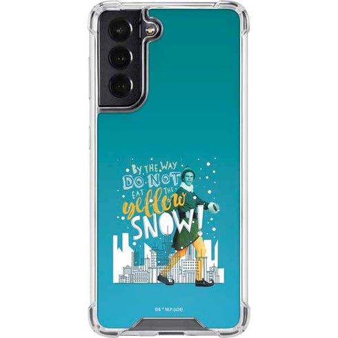 Elf Buddy Don’t Eat Yellow Snow Galaxy S22 Clear Case