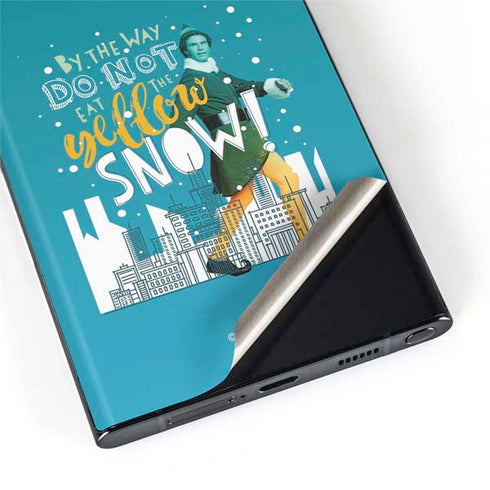 Elf Buddy Don’t Eat Yellow Snow Galaxy S22 Ultra Skin