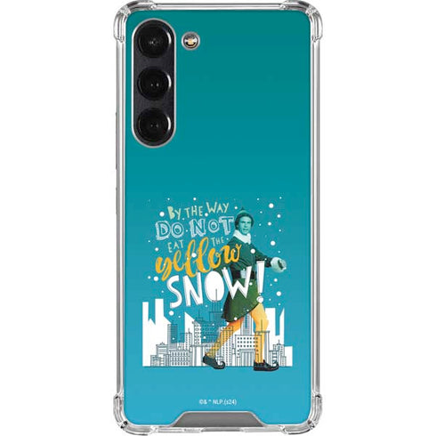 Elf Buddy Don’t Eat Yellow Snow Galaxy S24 FE Clear Case