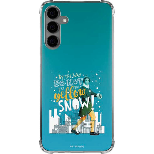 Elf Buddy Don’t Eat Yellow Snow Galaxy S24 Plus Clear Case