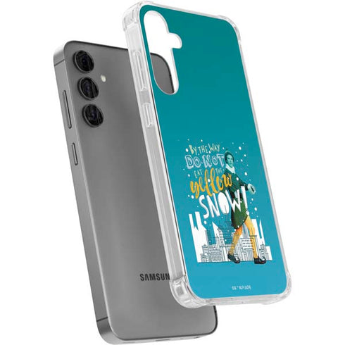 Elf Buddy Don’t Eat Yellow Snow Galaxy S24 Plus Clear Case