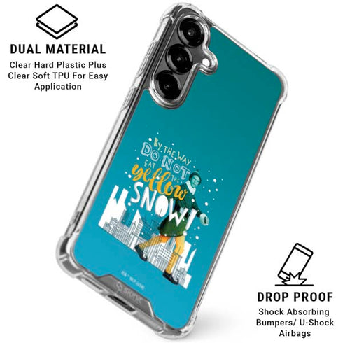 Elf Buddy Don’t Eat Yellow Snow Galaxy S26 Plus Clear Case