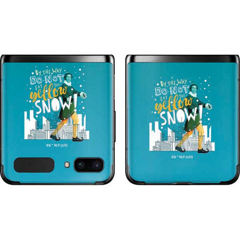 Elf Buddy Don’t Eat Yellow Snow Galaxy Z Flip Skin