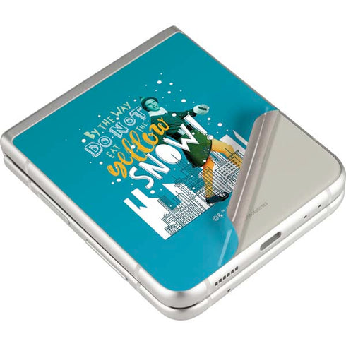 Elf Buddy Don’t Eat Yellow Snow Galaxy Z Flip3 5G Skin