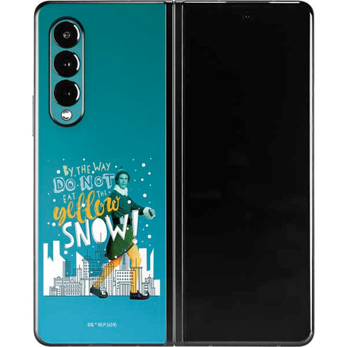 Elf Buddy Don’t Eat Yellow Snow Galaxy Z Fold3 5G Skin