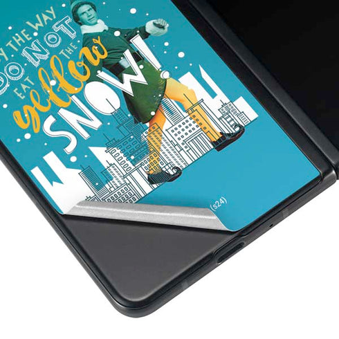Elf Buddy Don’t Eat Yellow Snow Galaxy Z Fold3 5G Skin
