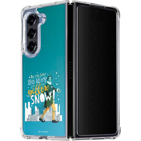 Elf Buddy Don’t Eat Yellow Snow Galaxy Z Fold5 5G Clear Case