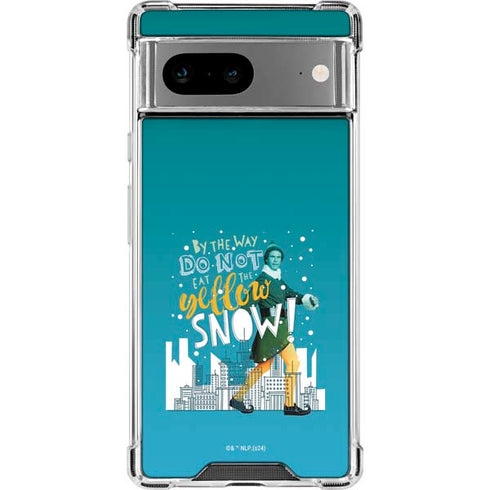 Elf Buddy Don’t Eat Yellow Snow Google Pixel 8 Clear Case