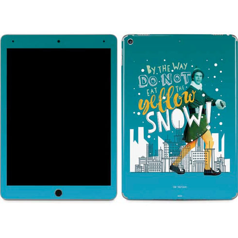 Elf Buddy Don’t Eat Yellow Snow iPad Skins