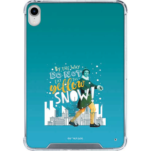 Elf Buddy Don’t Eat Yellow Snow iPad 11th Gen (2025) Clear Case