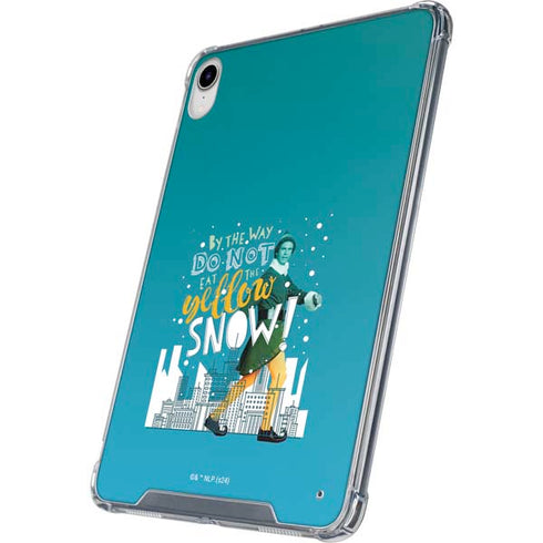 Elf Buddy Don’t Eat Yellow Snow iPad 11th Gen (2025) Clear Case