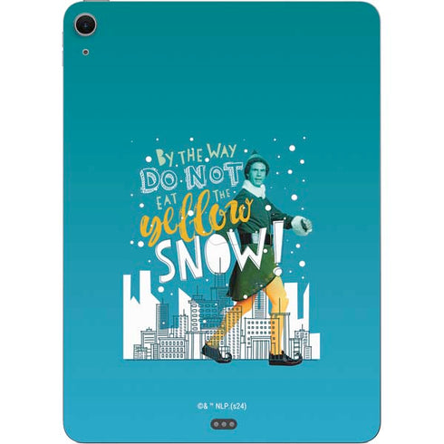 Elf Buddy Don’t Eat Yellow Snow Apple iPad Air Skin