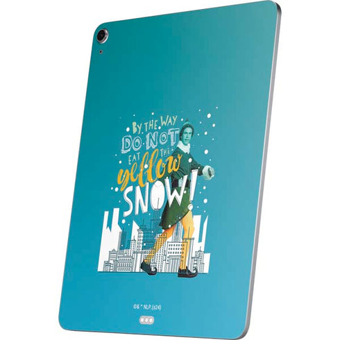 Elf Buddy Don’t Eat Yellow Snow Apple iPad Air Skin