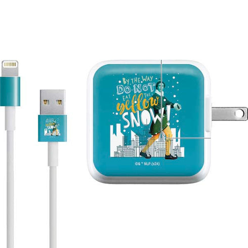 Elf Buddy Don’t Eat Yellow Snow iPad Charger (10W USB) Skin