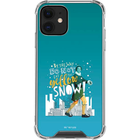 Elf Buddy Don’t Eat Yellow Snow iPhone 12 Clear Case