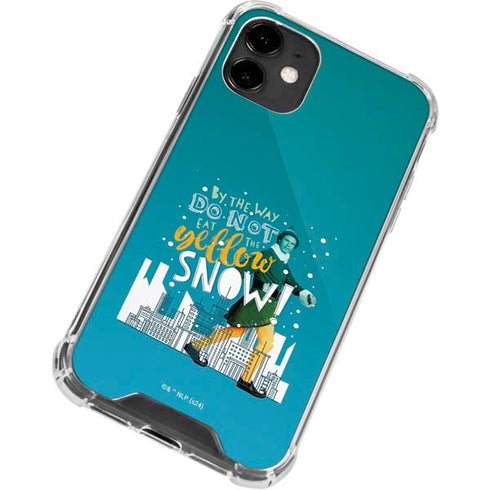 Elf Buddy Don’t Eat Yellow Snow iPhone 12 Clear Case