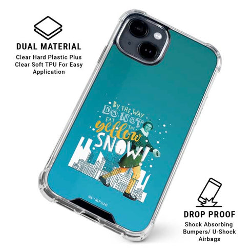 Elf Buddy Don’t Eat Yellow Snow iPhone 14 Plus Clear Case