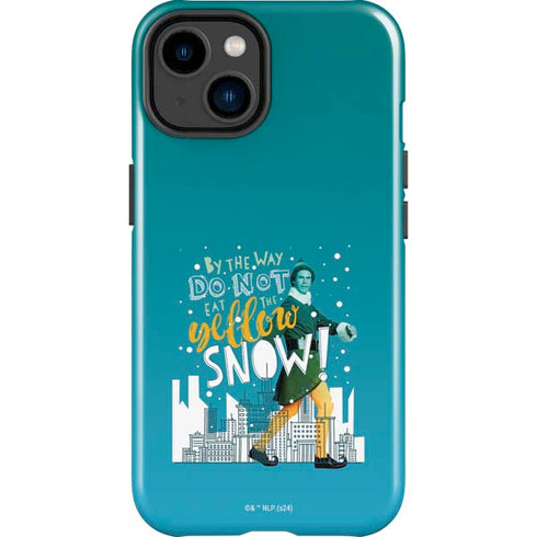 Elf Buddy Don’t Eat Yellow Snow iPhone 14 Plus Impact Case