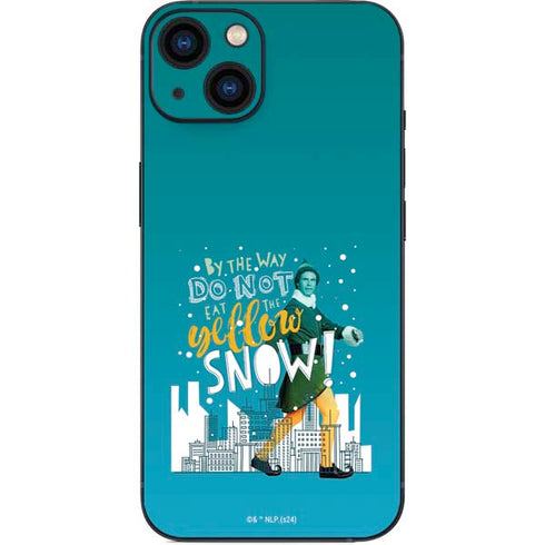 Elf Buddy Don’t Eat Yellow Snow iPhone 14 Plus Skin