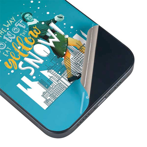 Elf Buddy Don’t Eat Yellow Snow iPhone 14 Plus Skin