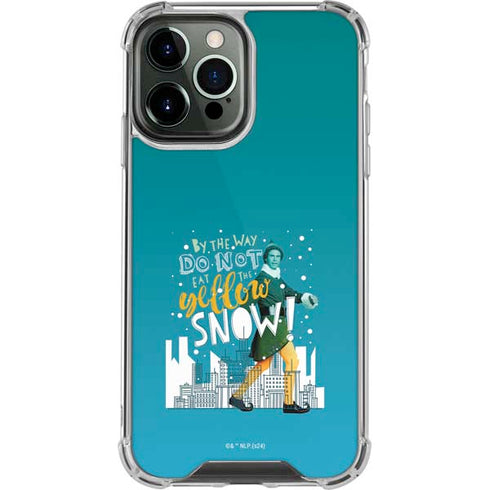 Elf Buddy Don’t Eat Yellow Snow iPhone 14 Pro Max Clear Case