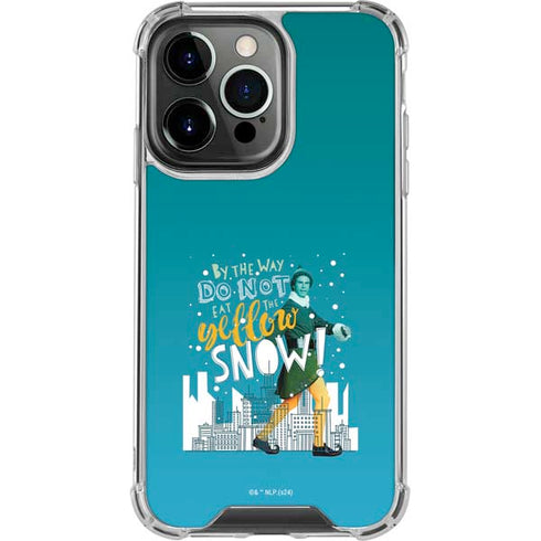 Elf Buddy Don’t Eat Yellow Snow iPhone 15 Pro Max Clear Case