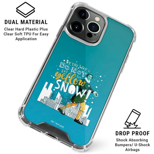 Elf Buddy Don’t Eat Yellow Snow iPhone 15 Pro Max Clear Case