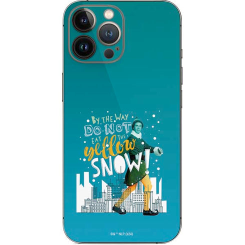 Elf Buddy Don’t Eat Yellow Snow iPhone 15 Pro Max Skin