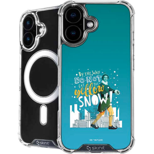 Elf Buddy Don’t Eat Yellow Snow iPhone 16 Plus MagSafe Case