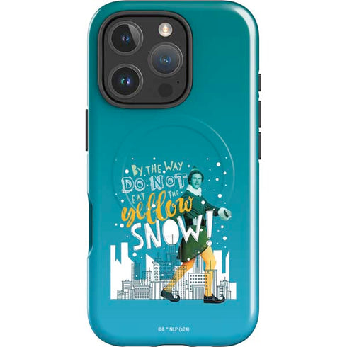 Elf Buddy Don’t Eat Yellow Snow iPhone 16 Pro Magsafe Impact Case