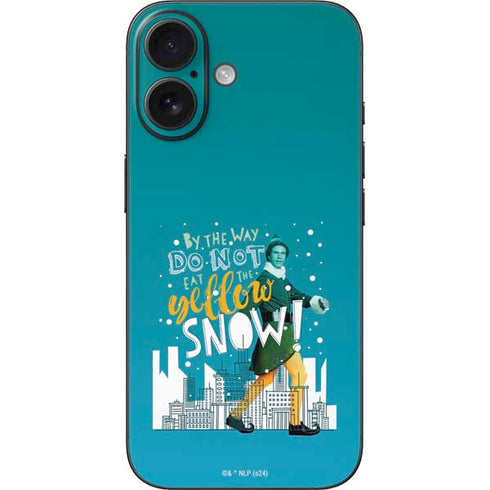 Elf Buddy Don’t Eat Yellow Snow iPhone 16 Skin