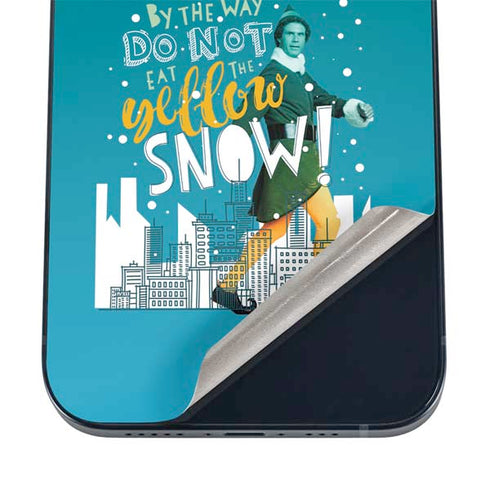 Elf Buddy Don’t Eat Yellow Snow iPhone 16 Skin