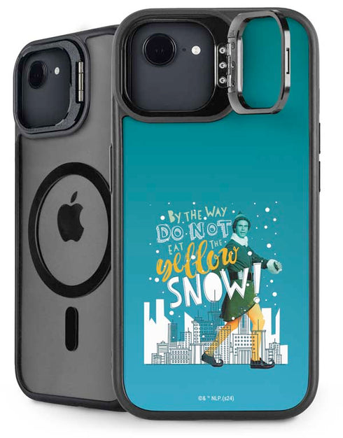 Elf Buddy Don’t Eat Yellow Snow iPhone 16e Kickstand Case