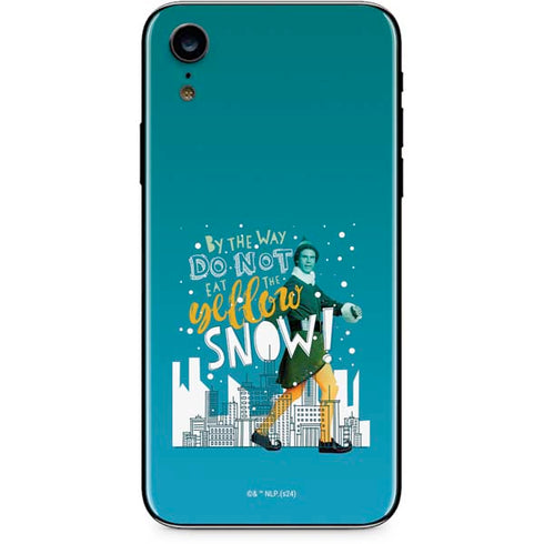 Elf Buddy Don’t Eat Yellow Snow iPhone XR Skin