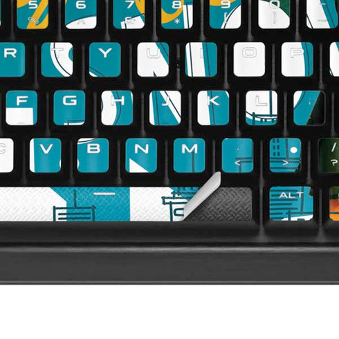Elf Buddy Don’t Eat Yellow Snow K95 RGB PLATINUM Mechanical Gaming Keyboard Skin