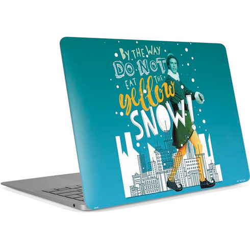 Elf Buddy Don’t Eat Yellow Snow Apple MacBook Air Skin