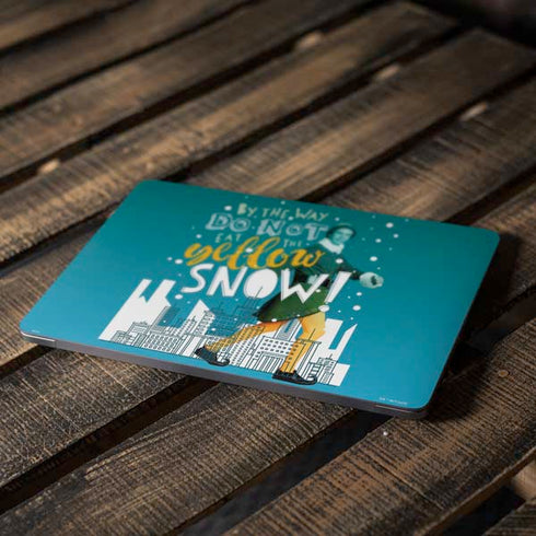 Elf Buddy Don’t Eat Yellow Snow Apple MacBook Air Skin