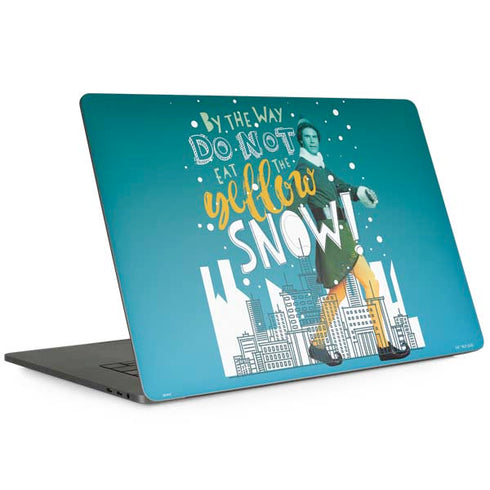 Elf Buddy Don’t Eat Yellow Snow MacBook Skins