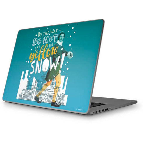 Elf Buddy Don’t Eat Yellow Snow Apple MacBook Pro 17-inch Skin