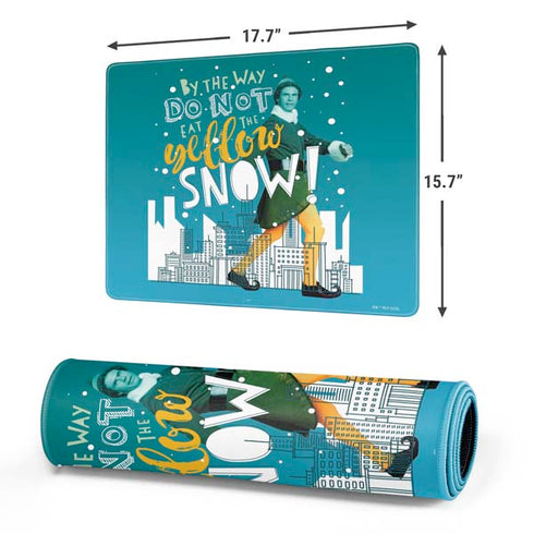 Elf Buddy Don’t Eat Yellow Snow Gaming Mouse Pad