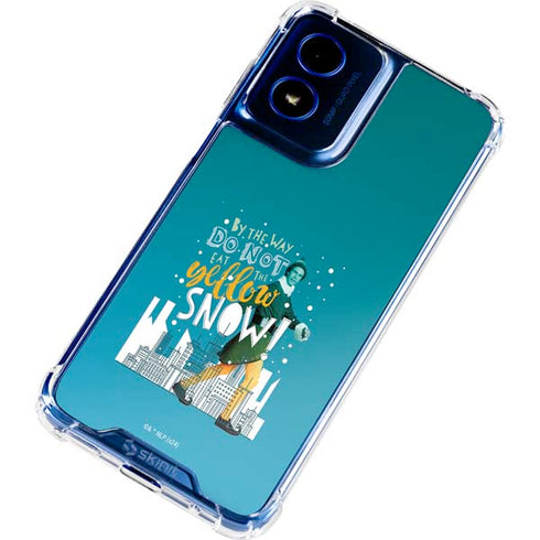 Elf Buddy Don’t Eat Yellow Snow Moto G 5G (2024) Clear Case