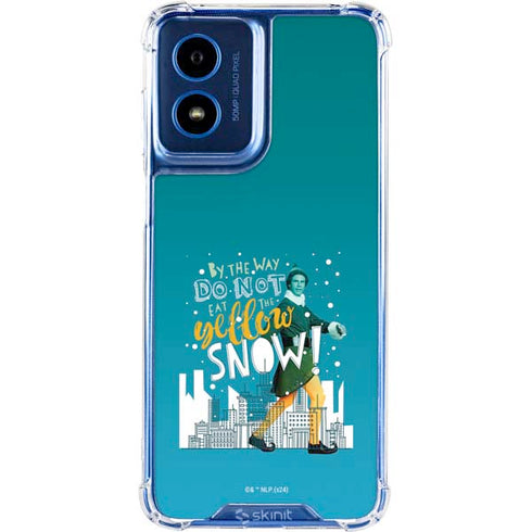 Elf Buddy Don’t Eat Yellow Snow Moto G Play 4G (2024) Clear Case