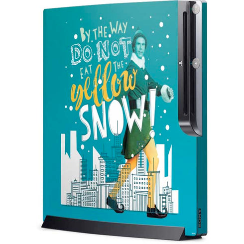 Elf Buddy Don’t Eat Yellow Snow Playstation 3 & PS3 Slim Skin