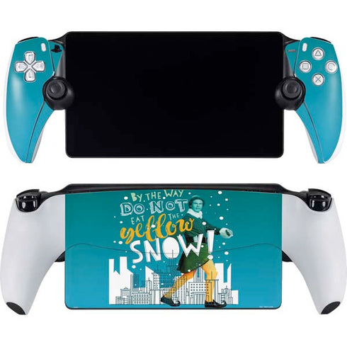 Elf Buddy Don’t Eat Yellow Snow PlayStation Portal Remote Player Skin