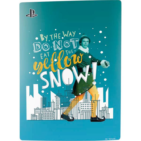 Elf Buddy Don’t Eat Yellow Snow PS5 Console Skin