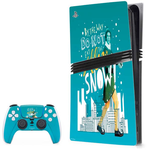 Elf Buddy Don’t Eat Yellow Snow PS5 Pro Bundle Skin