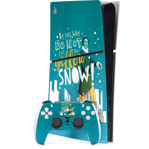 Elf Buddy Don’t Eat Yellow Snow PlayStation PS5 Skins